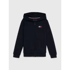 TOMMY HILFIGER - Saco De Felpa Con Logo New York Niño Azul