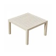 VONDOM - MESA AUXILIAR SPRITZ ECRU EN POLIPROPILENO