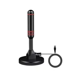 GENERICO - Antena tdt para una potente señal imanada cable 3m