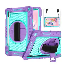 GENERICO - Estuche Antigolpe + Soporte + Correa Para Tablet Samsung Tab S9 Plus