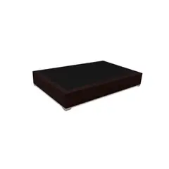 MAGIC CLASS - BASE CAMA PREMIUM TOP 120X190 ECOCUERO CAFÉ