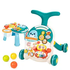HUANGER - Andadera Caminador Musical 2en1 Mesa Actividades Para Bebe