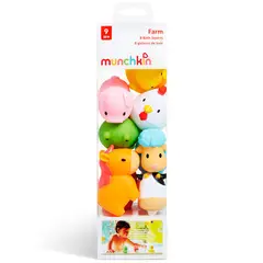 MUNCHKIN - Setx8 Animalitos de la Granja Para Bañera De Bebe