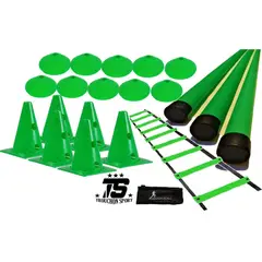 GENERICO - Set Entrenamiento Deportivo conos Platillos Escalera
