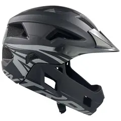 ONTRAIL - Casco Para Niños Racer Negro Gris S Bicicross Bmx