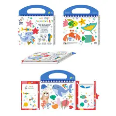 JUGANDO Y EDUCANDO - Set De Actividades Libro Para Colorear Niñas Animales
