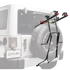 ALLEN - Portabicicletas Carro Deluxe 302Dn 2 Bike Llanta Repue