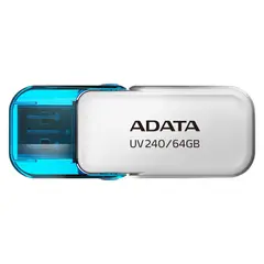 ADATA - Memoria usb 2.0 64GB UV240 color blanco azul