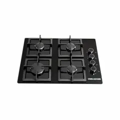 CHALLENGER - Cubierta 60cm 4 Puestos Gas Natural Negro SQ6759AE01