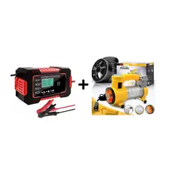 ZHOPI CO - Cargador Baterias Carro Mas Compresor Inflador Neumaticos