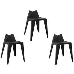 MOBLIHOUSE - Set X3 Silla De Comedor Victory Silla Auxiliar De Cocina Bar