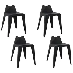 MOBLIHOUSE - Set X4 Silla De Comedor Victory Silla Auxiliar De Cocina Bar