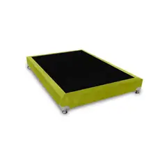 MAGIC CLASS - BASE CAMA BOSTON DE LUJO 90X190 ECOCUERO VERDE