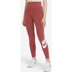 NIKE - Pantalón sudadera Mujer Essntl Lggng Futura Hr - Naranja claro