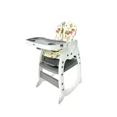 KIDSHOP - Silla para Comer Bebe Escritorio para Ninos 3en1 C-30P GRIS