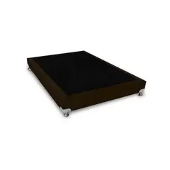 MAGIC CLASS - BASE CAMA BOSTON DE LUJO 140X190 ECOCUERO CAFÉ