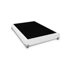 MAGIC CLASS - BASE CAMA BOSTON DE LUJO 140X190 MICROFIBRA BLANCO