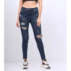 DEREK - Jean Para Mujer Skinny Con Proceso Rotos