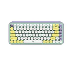 LOGITECH - Teclado bluetooth Pop Keys QWERTY Brown color daydream