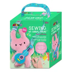 JUGANDO Y EDUCANDO - Juguete Niñas Set De Arte Y Manualidades Conejo Tejidos