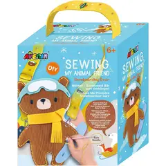 JUGANDO Y EDUCANDO - Juguete Niñas Set De Arte Y Manualidades Oso Tejidos