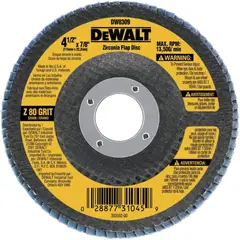 DEWALT - DISCO FLAP ZIRCONIO 4.1/2" X 7/8" G-120 DW8310