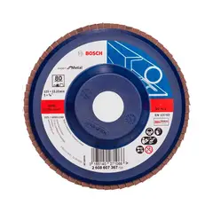 BOSCH - DISCO FLAP RECTO 4.1/2" GRANO 80 EXPERT