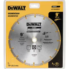 DEWALT - DISCO DIAMANTADO DE 9" SEGMENTADO MULTIPROPOSITO