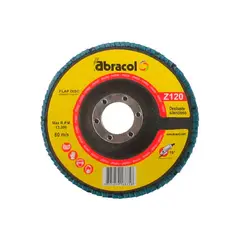 ABRACOL - DISCO FLAP DE 4.1/2" X 7/8 GRANO 80