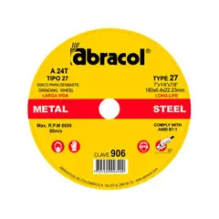 ABRACOL - DISCO PARA PULIR CD 7 X 1/4 A 906
