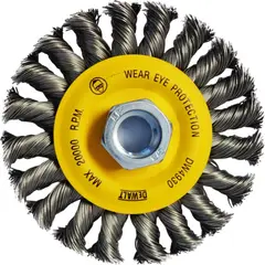 DEWALT - GRATA ACERO CIRCULAR TRENZADA 4"X 3/8"X 5/8"DW4930