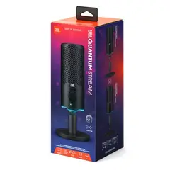 JBL - Micrófono Quantum Stream Condensador Multipatrón Rgb