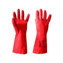STEELPRO - GUANTE ELASTOSAFE FISHERMAN T-9 ROJO