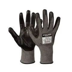 STEELPRO - GUANTE NITRILO FOAM ANTICORTE CUT-5 MULTIFLEX T-XL