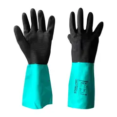 STEELPRO - GUANTE NITRILSAFE 13 T9 NEOPRENO VERDE/NEGRO