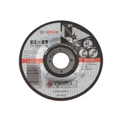 BOSCH - DISCO 3 EN 1 CORTE,PULIR,DES 4.1/2"X3/32"X7/8"T-27