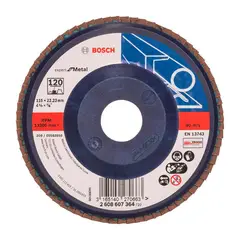 BOSCH - DISCO FLAP RECTO 4.1/2" GRANO 120 EXPERT