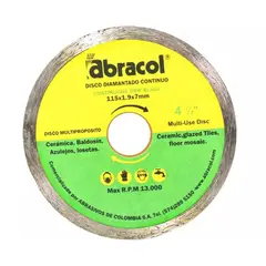 ABRACOL - DISCO DIAMANTADO 4.1/2" CONTINUO