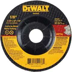 DEWALT - DISCO CORTE METAL 4.1/2" X 1/8" T-42 DW54820 (2 UNDS)