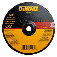 DEWALT - DISCO CORTE METAL 9" X 1/8" T-42 DW54860