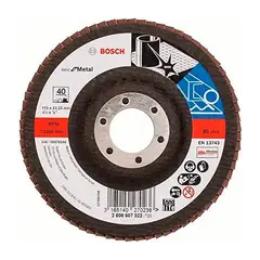 BOSCH - DISCO FLAP RECTO DE 4.1/2 X 7/8 GRANO 40