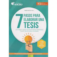 COMERCIALIZADORA EL BIBLIOTECOLOGO - Los 7 pasos para elaborar una tesis. Arístides Alfredo Vara Homa