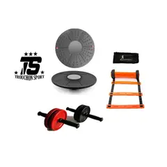GENERICO - Escalera Agilidad + Rueda Abdominal + Base Inestable sport