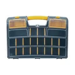 RIMAX - CAJA PLASTICA ORGANIZADORA NEGRA 18" TIPO MALETIN