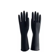 PROTEX - GUANTE CAUCHO NEGRO CALIBRE 25 T-8 (2 UNDS)