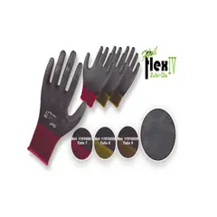 ZUBI OLA - GUANTE NYLON POLIURETANO FACIL FLEX IV NEGRO T-9