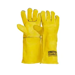 STEELPRO - GUANTE SOLDADOR AMARILLO 16" KEVLAR