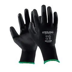 STEELPRO - GUANTE MULTIFLEX NYLON POLIURETANO T-XS (2 UNDS)