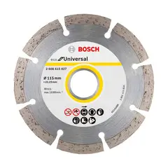 BOSCH - DISCO DIAMANTADO SEGMENTADO 4.1/2" ECO UNIVERSAL