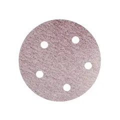 ABRACOL - DISCO LIJA VELCRO 5X8 HUECOS G220 ROJO (2 UNDS)